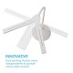 Lampe de table à double tête OTTLITE Pivot LED