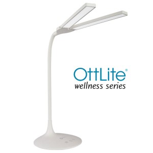 Lampe de table à double tête OTTLITE Pivot LED