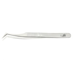 Pince en angle pour poils incarnés, rallonge de cils - 4.5''  