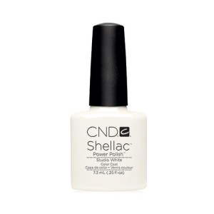 Vernis U.V CND Shellac ''Studio White''