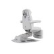 Fauteuil de soins Électrique (4 moteurs) et 3 niveaux de contrôle - Blanc