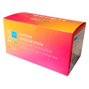 Masques procédural Aurelia de niveau 2 / Boîte 50 pcs