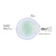  Lampe Loupe C103 à LED - 3 Dioptries (Lentille 7'')