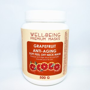 Masque anti-âge pour le cou ''Pamplemousse'' Wellbeing Premium