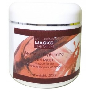 Masque de Gel Éclaircissant au Vin Rouge 500g