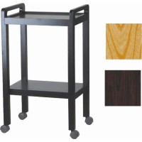 Table de service 2 tablettes (en bois)