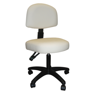 Tabouret arrondi tout confort avec dossier  ajustable