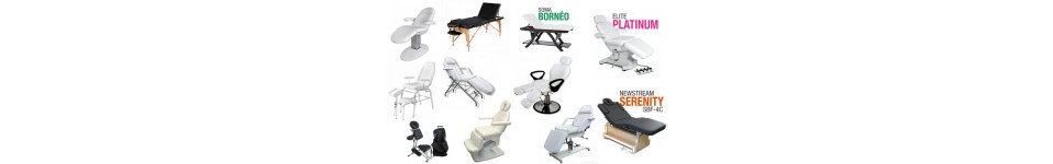 Lits, chaises, fauteuils et tables de soins