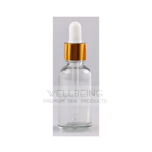 Bouteille en verre clair avec pipette - 20 ml