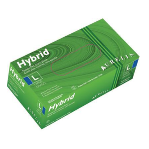 Gants en nitrile/vinyle Aurelia Hybrid (Bleu) 100/ boite 