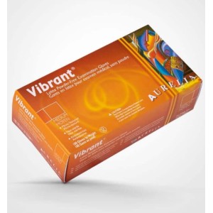Gants en Latex Aurelia Vibrant (Médium) - 100pcs