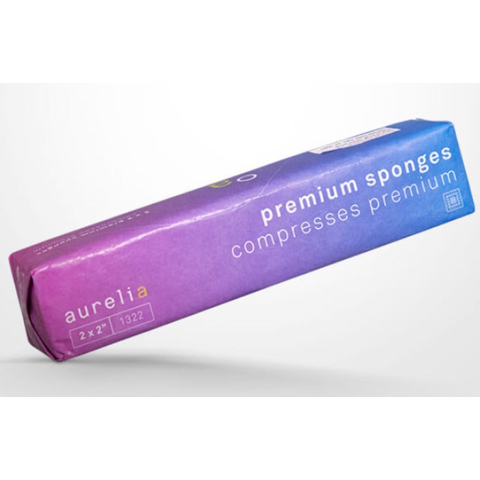 Aurélia Compresse  (Gaze) non stérile 2 X 2 (4 Plie)