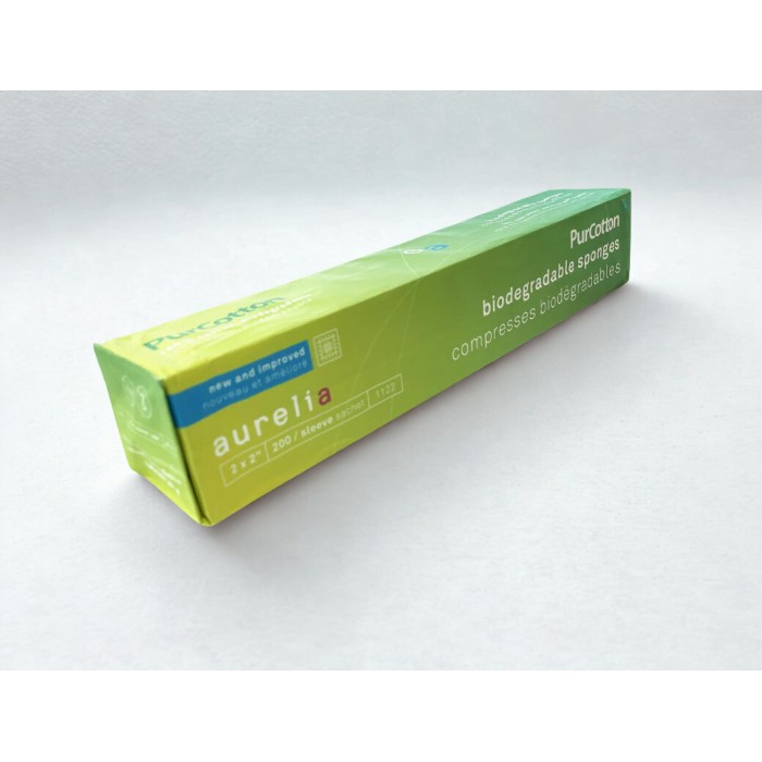 Aurelia Compresses Biodégradables PUR COTON 2 x 2