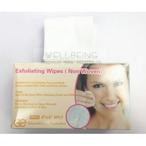 Lingettes exfoliantes jetables