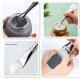 Pinceau à cuillère en acier inoxydable (Silicone ou Poils Synthétique) 1-pkg  
