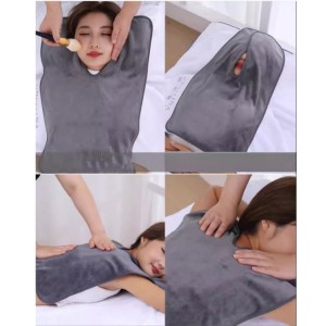 Ensemble serviette pour le visage en forme de U et grand bandeau en microfibre
