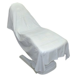Drap plat en flanelle ''Blanc'' 60'' x 84''