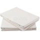 Drap plat de polycoton ''Blanc'' 54" x 90"