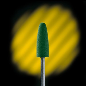 Fraise pour polissage (Silicone '' gros grains '' (vert)) 3/32''