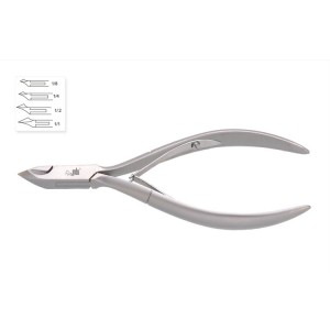 Pince à cuticules MBI-103D Poignée standard à double ressort, taille 4 ″