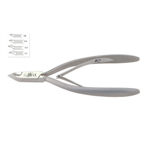 Pince à cuticule, Manche Ovale, Double ressort - 4.5''