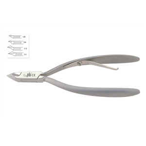 Pince à cuticule, Manche Ovale, Simple ressort - 4.5''
