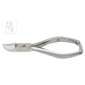 Pince à ongle d'orteils, Concave, Double Ressorts, 6''
