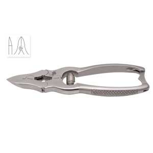 Pince à ongles ultra résistante, Bec droit, Ressort tonneau, 6’’