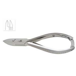 Pince à ongles, Bec droit, Double ressort, 5.5’’