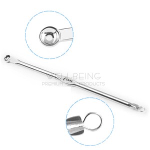 Extracteur de comédon avec cuillère et boucle
