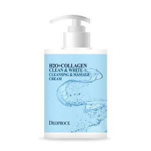 Deoproce  Crème Nettoyante & Massage H2O+Collagène 430ml