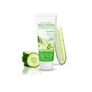 Deoproce  Mousse nettoyante Natural Perfect Solution au concombre 170g