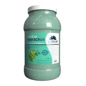 Gel exfoliant pour les pieds La Palm – Menthe verte et eucalyptus (1 Gallon)