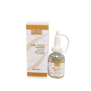 Sérum hydratant à l'or 24 carats de qualité supérieure Wellbeing - 30ml