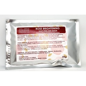 Masque de Soins en poudre ''Éclaircissant Extraits de Rose'' 