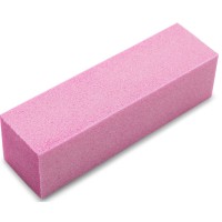 Bloc à polir les ongles - Rose (100/180 grains)  