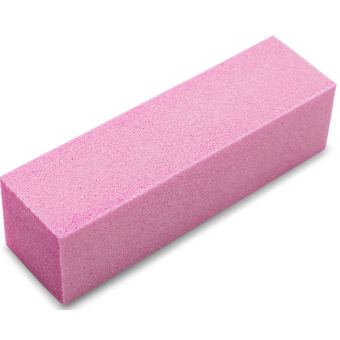 Bloc à polir les ongles - Rose (100/180 grains)  