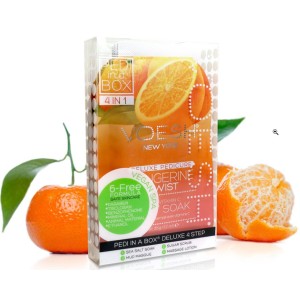 Voesh Pedicure en boite (4 etapes) Tangerine