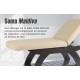 Table de soins et massage Soma Maldive 2 sections ''en bois''