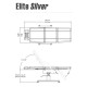 Fauteuil de soins Hydraulique - 4 sections - ÉLITE SILVER STAR