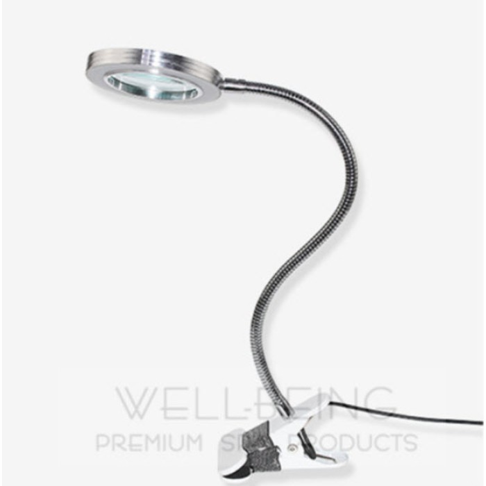 Lampe/Loupe flexible de table à LED (avec pince)