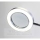 Lampe/Loupe flexible de table à LED (avec pince)