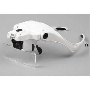 Lunettes Loupe avec Lampe LED